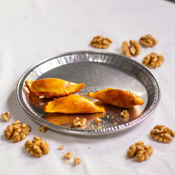 قطايف جوز مقلي